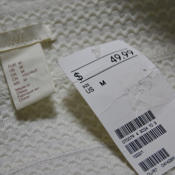 H&M Dress Bodycon Flared Skirt Shapewear Women's M - Picture 6 of 6